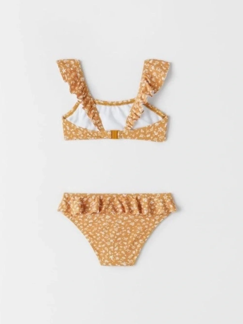 NWOT ZARA Kids Girls Ruffled Floral Bikini Set
